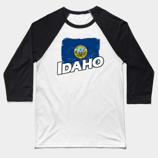 Idaho flag Baseball T-Shirt